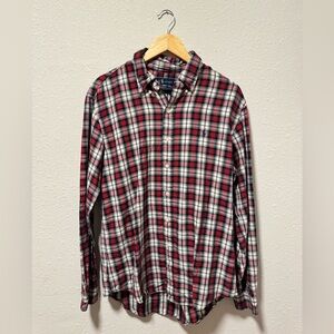 Ralph Lauren Red and Black Plaid Shirt
